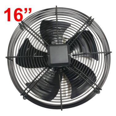 MOTOR VENTILADOR AXIAL 220V 60HZ 1PH 4P IP54 16" SUCCION 1600RPM
