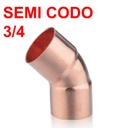 [SCC34] SEMICODO DE COBRE 45° 3/4"
