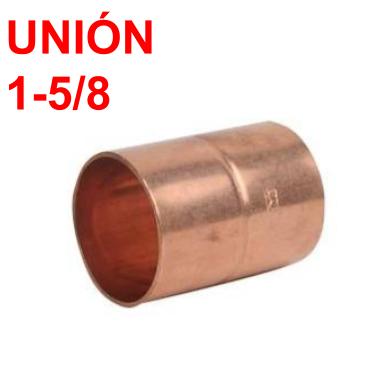 UNION DE COBRE SOLDAR 1-5/8" 