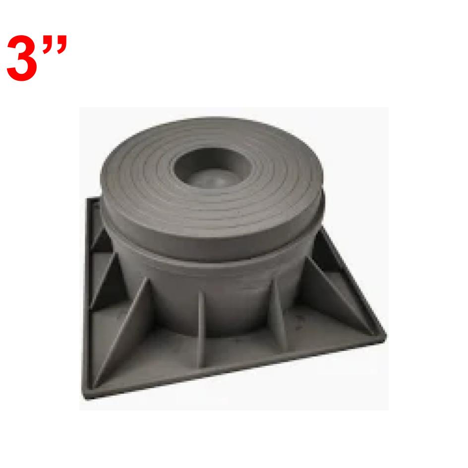BASE CONDENSADORA PLASTICA 3" X 4