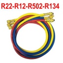 [QH436RBYUND] MANGUERA PARA MANOMETRO 36" 90CM R12-R22-R502-R134 UNIDAD